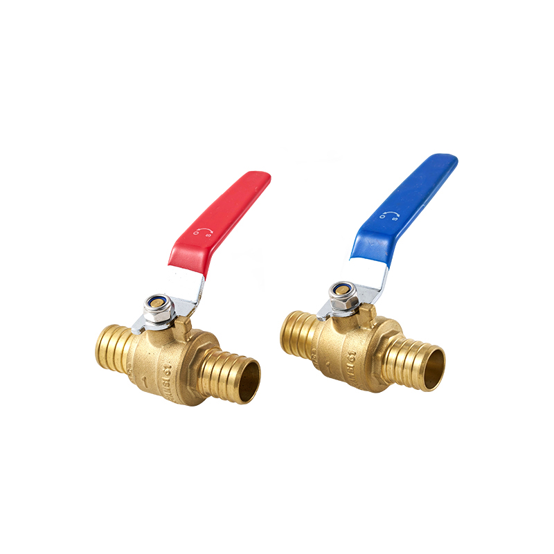 Robinet à tournant sphérique à interface PEX de type compression ASTM F1807 de 1 po