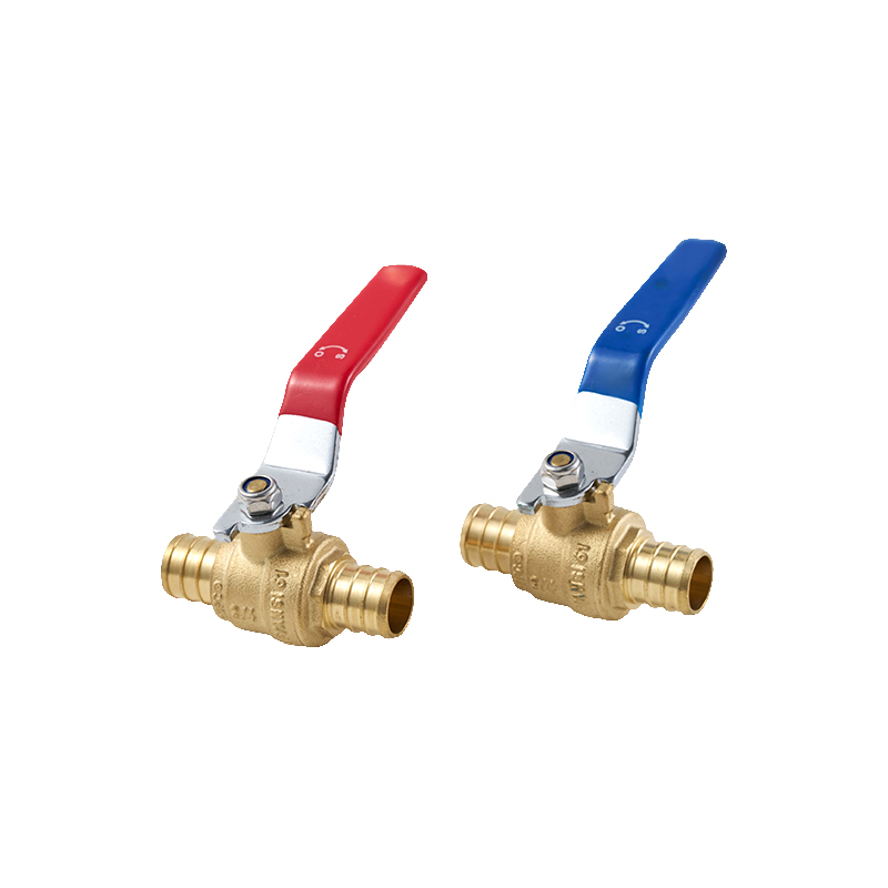 Robinet à tournant sphérique en cuivre de type compression PEX F1807 de 1/2 po