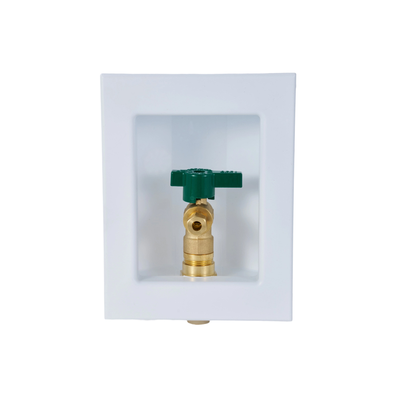 Boîte de sortie de machine à laver à connecteur de tuyau CVPC